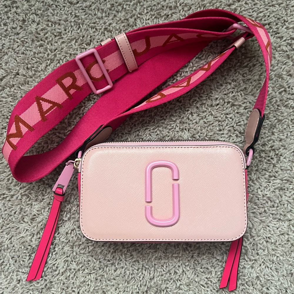 Marc Jacobs Pink snapshot Crossbody Bag
